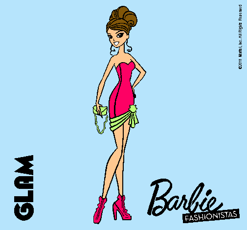 Dibujo Barbie Fashionista 5 pintado por Myryan