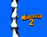 Dibujo Madagascar 2 Pingüinos pintado por porolili