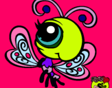 Dibujo Mariposa Littlest Pet Shop 2 pintado por rommel09