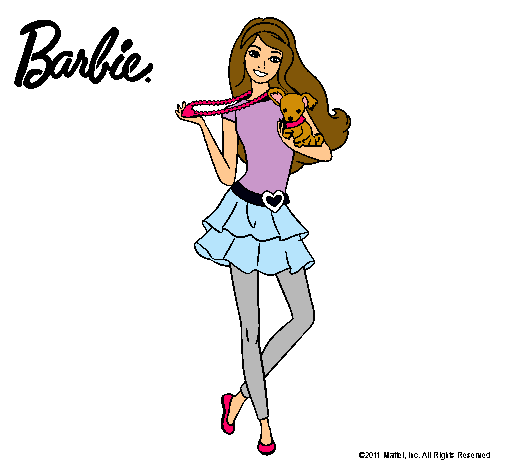 Barbie y su mascota