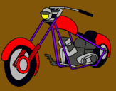 Dibujo Moto pintado por motos