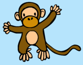 Dibujo Mono pintado por kimmini