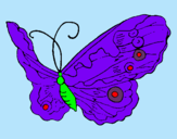 Dibujo Mariposa elegante pintado por limlim