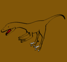 Dibujo Velociraptor II pintado por JKPLINA