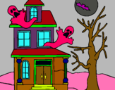 Dibujo Casa fantansma pintado por Roqco