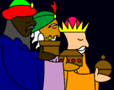 Dibujo Los Reyes Magos 3 pintado por superchachig