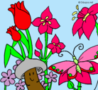 Dibujo Fauna y flora pintado por kich