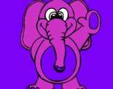 Dibujo Elefante 2 pintado por nayua