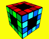 Dibujo Cubo de Rubik pintado por Dany_CSI