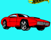 Dibujo Hot Wheels 1 pintado por perron