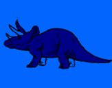 Dibujo Triceratops pintado por EDURNEaj