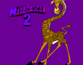 Dibujo Madagascar 2 Melman pintado por nayua