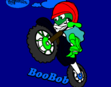 Dibujo BooBob pintado por emanuel3