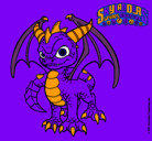 Dibujo Spyro pintado por ASHANTY