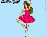 Dibujo Barbie bailarina de ballet pintado por Myryan