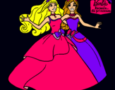 Dibujo Barbie y su amiga súper felices pintado por sofia34ha2