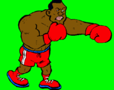 Dibujo Boxeador pintado por soalem