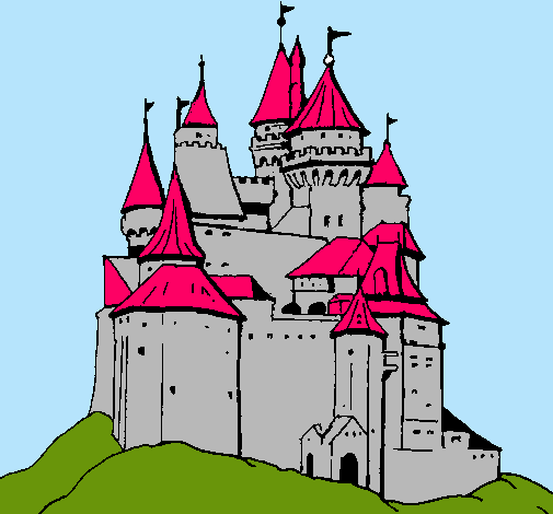 Dibujo Castillo medieval pintado por laila55
