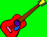 Dibujo Guitarra española II pintado por gycvnkngv96