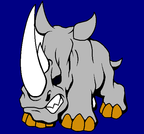 Dibujo Rinoceronte II pintado por judithcbr