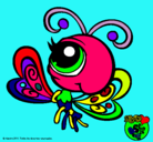 Dibujo Mariposa Littlest Pet Shop 2 pintado por punpop