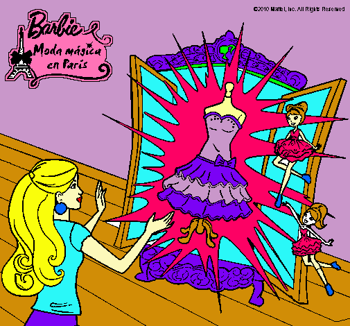 El vestido mágico de Barbie