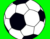 Dibujo Pelota de fútbol II pintado por niico
