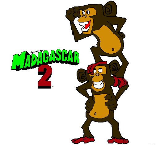 Madagascar 2 Manson y Phil