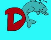 Dibujo Delfín pintado por divinapop