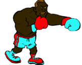 Dibujo Boxeador pintado por kaks78444444