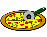 Dibujo Pizza pintado por gusiak754