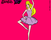 Dibujo Barbie bailarina de ballet pintado por babie