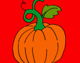 Dibujo Calabaza pintado por laco