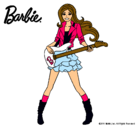 Dibujo Barbie guitarrista pintado por jgfkjfyifi7f