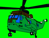 Dibujo Helicóptero al rescate pintado por rangewl