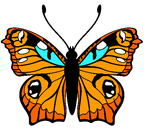Dibujo Mariposa  pintado por cark