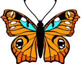 Dibujo Mariposa  pintado por cark