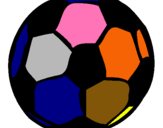 Dibujo Pelota de fútbol pintado por teofilo