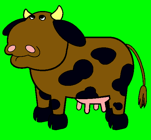 Vaca pensativa