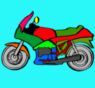 Dibujo Motocicleta pintado por lluc