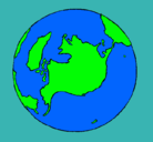 Dibujo Planeta Tierra pintado por Gonzalo5