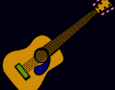 Dibujo Guitarra española II pintado por 1233210