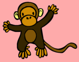 Dibujo Mono pintado por mmmmmmmaaaaa