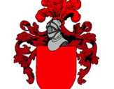 Dibujo Escudo de armas y casco pintado por mkjhnbg