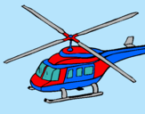 Dibujo Helicóptero  pintado por fvfffrffreds