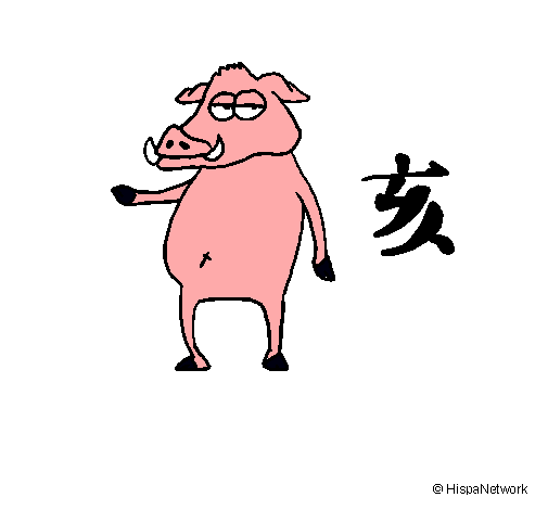 Dibujo Cerdo  pintado por FerNanDaa