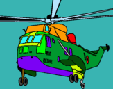 Dibujo Helicóptero al rescate pintado por ALEJANDRO100