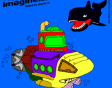 Dibujo Imaginext 3 pintado por UPFGFV