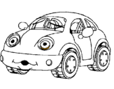 Dibujo Herbie pintado por edson