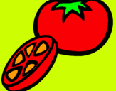 Dibujo Tomate pintado por mhmd